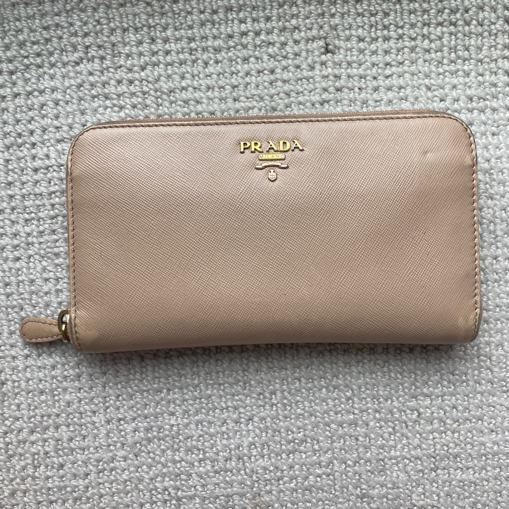 Prada Large Saffiano Leather Wallet